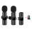 Wireless Lavalier Microphone Portable Audio Video Recording Mini Mic 2
