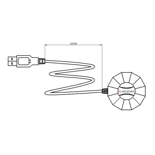 USB GPS GNSS Receiver Module Antenna, Replace Bu-353S4, 0183NMEA 1