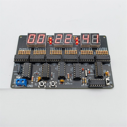 Κιτ ψηφιακού κυκλώματος ρολογιού DC4.5V-5.5V 6-Bit για ηλεκτρονική διδασκαλία ρολογιού 1