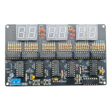 Kit de relógio de circuito digital de 6 bits DC4.5V-5.5V para ensino de relógio eletrônico