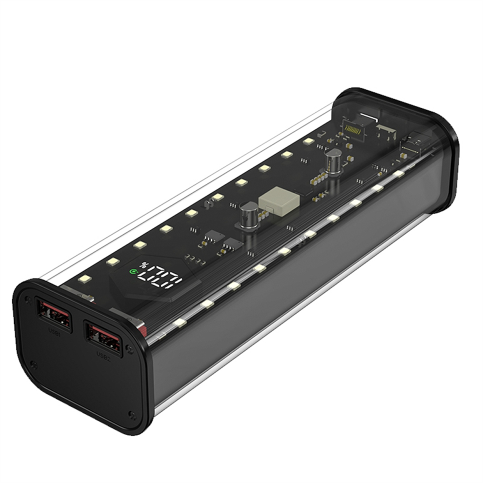 Custodia Fai Da Te Per Power Bank Con Schermo Led E Batteria Integrata B