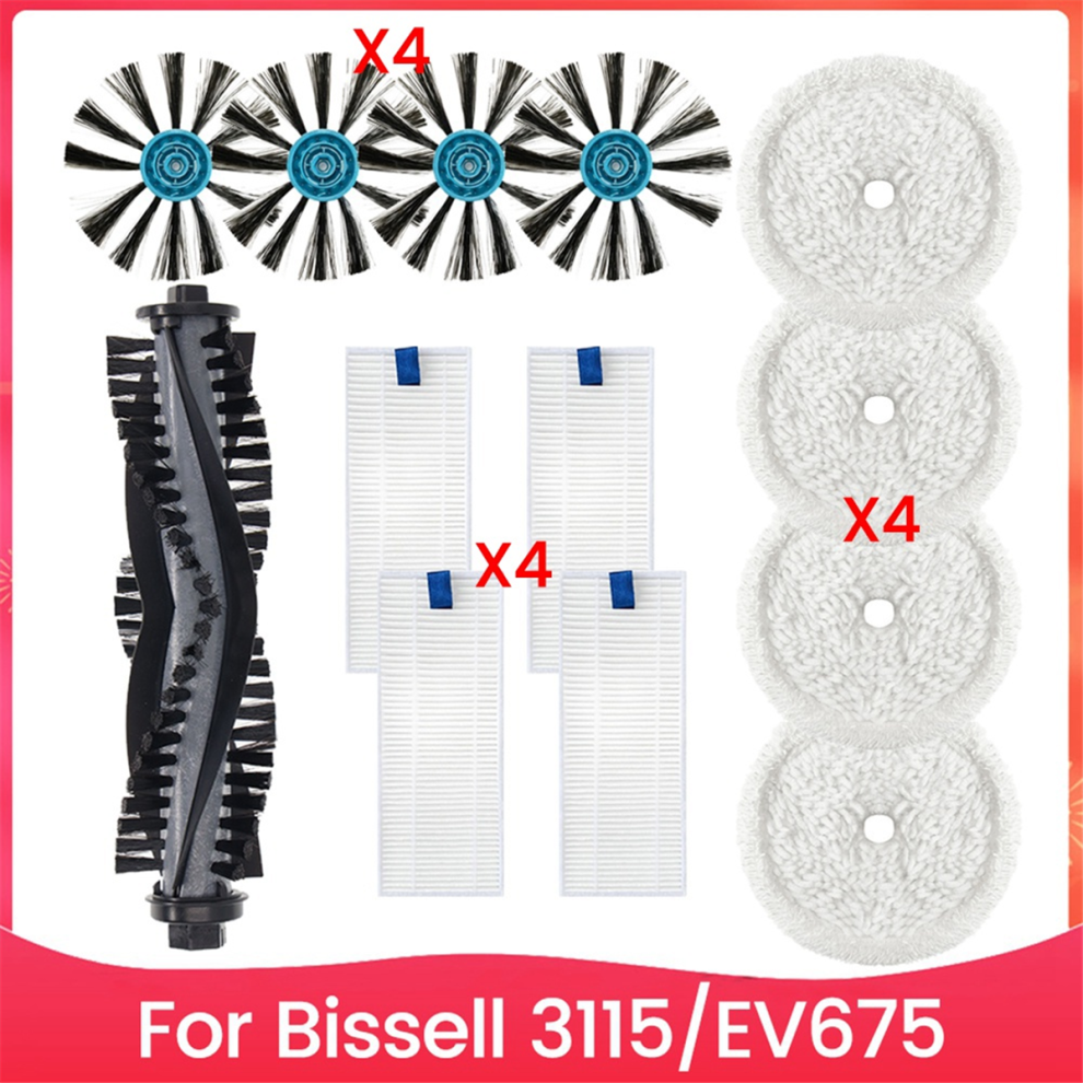 13Pcs Vacuum Cleaner Brush Filter And Mop Cloth Set For Parts 4854121505069