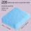 200 Blatt Nagelstaubfilterpapier Blau 2