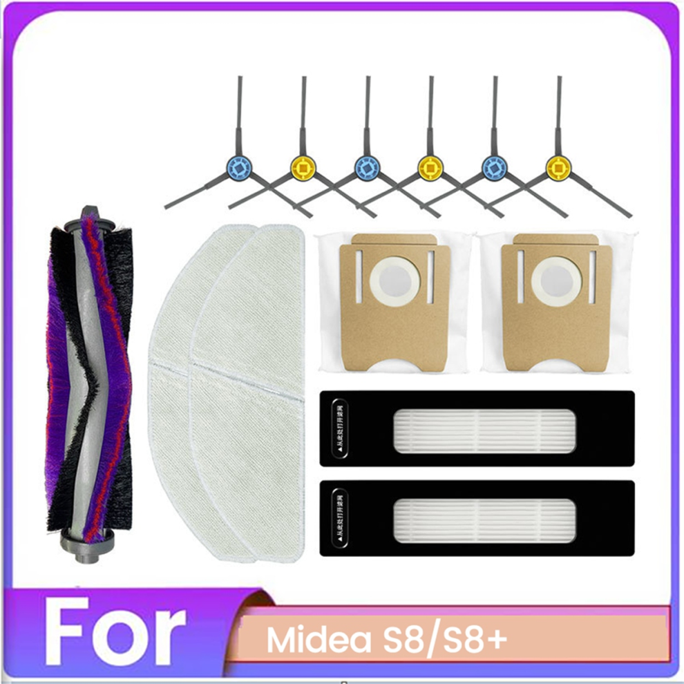 13Pcs Brush Dust Bag Filter Set For Vacuum Cleaner Accessories 4854121510452