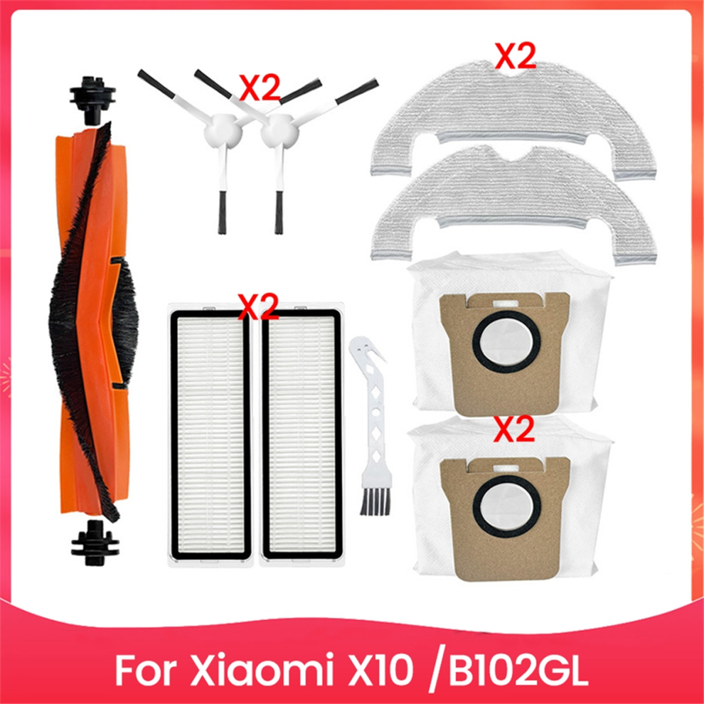 10Pcs Brush Dust Bag Filter Set For Vacuum Cleaner Parts 4854121510407
