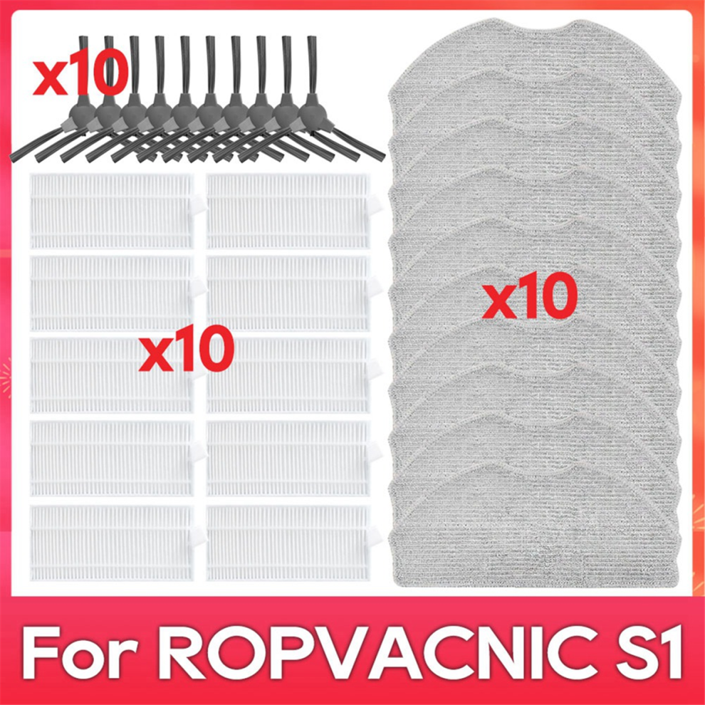 For Ropvacnic Side Brush Hepa Filter Mop Rag Robot Vacuum Cleaner 4851707284653