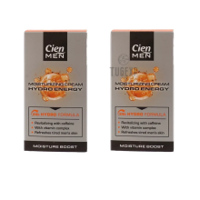 2 x Cien Men Moisturizing Hydro Energy Vitamins Moisturizing Cream 24H