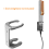 Supporto da parete per piastra per capelli Airstrait HT01 Blu 3