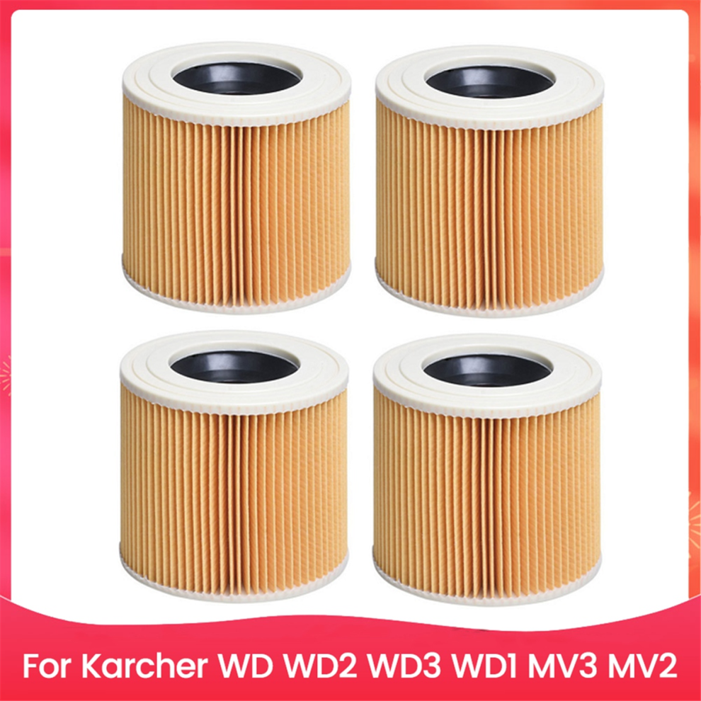 4Pcs Wet And Dry Vacuum Cleaner Filter Replacement For 4851707295154