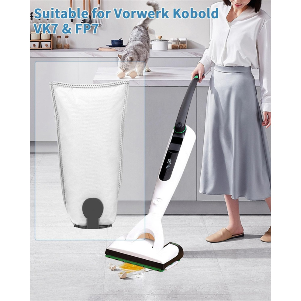 Lot De 10 Sacs Filtrants Pour Aspirateur Vorwerk Kobold VK7 FP7 Premium - Filtration 99,99%