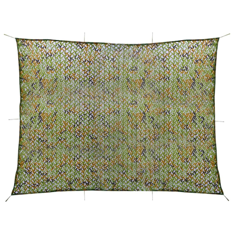 Vidaxl (200 X 400 Cm) Camouflage Netting With Storage Hunting Cover Shooting Hunting Shelter