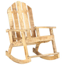 (brown) vidaXL Garden Rocking Chair Balcony Rocking Armchair Outdoor Lounge Chair