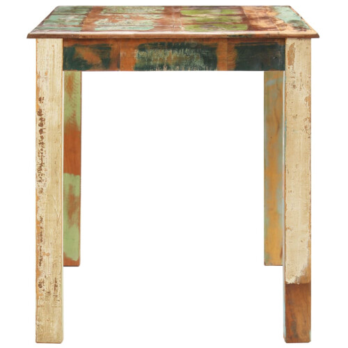 VidaXL (140 x 70 x 76 cm) vidaXL Dining Table Kitchen Dining Room Side Dinner Table Solid Reclaimed Wood 2