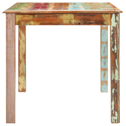 VidaXL (160 x 80 x 76 cm) vidaXL Dining Table Kitchen Dining Room Side Dinner Table Solid Reclaimed Wood 2