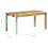 VidaXL (160 x 80 x 76 cm) vidaXL Dining Table Kitchen Dining Room Side Dinner Table Solid Reclaimed Wood 7