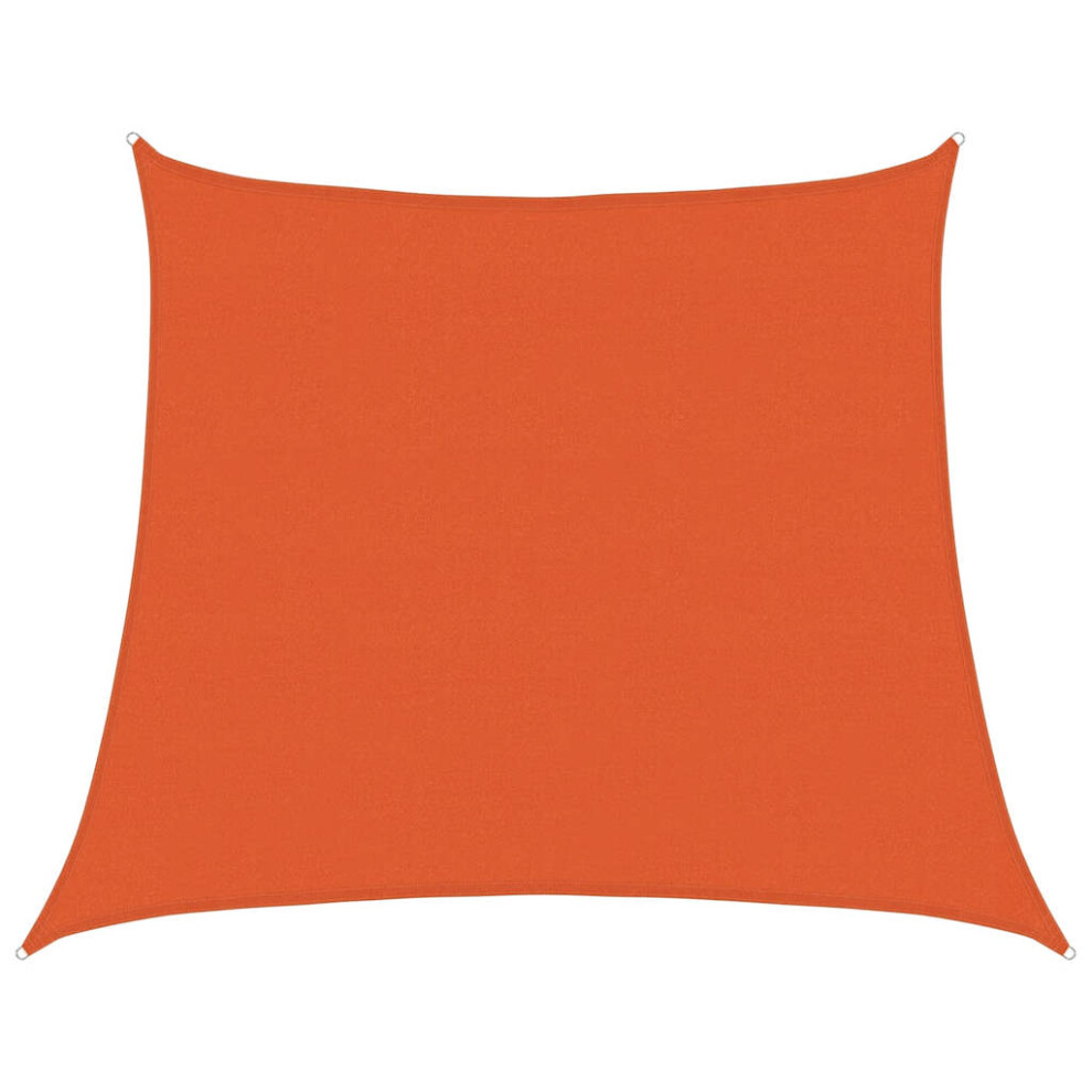 New Vidaxl (, 4/5 X M) Sunshade Sail Shade Canopy Sun Sail Tarp Screen Balcony Awning Hdpe Orange 311711 Size 4