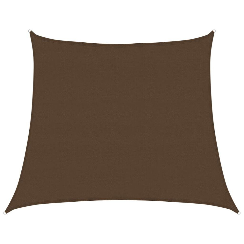 Vidaxl (Brown, 4/5 X 4 M) Sunshade Sail Shade Canopy Sun Sail Tarp Screen Balcony Awning Hdpe
