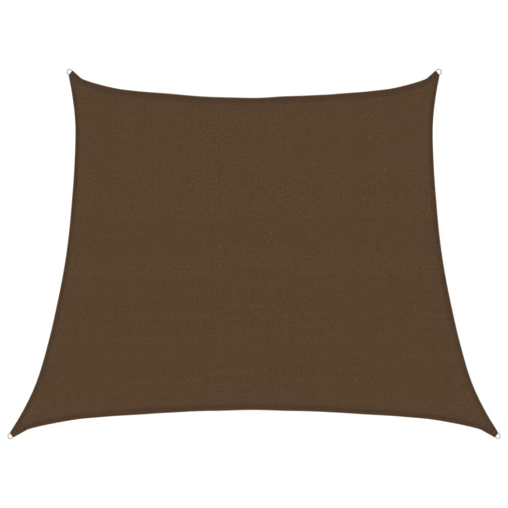 Vidaxl (Brown, 3/4 X 3 M) Sunshade Sail Shade Canopy Sun Sail Tarp Screen Balcony Awning Hdpe