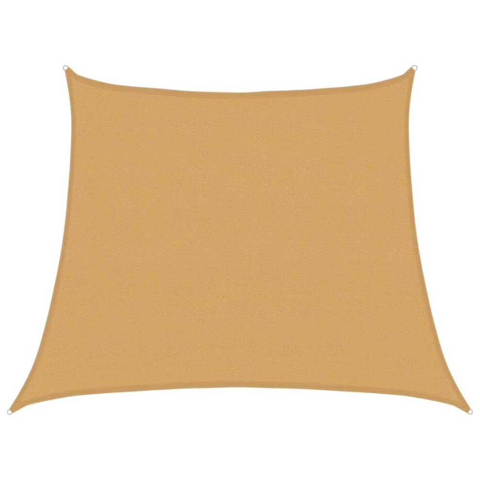 Vidaxl (Sand, 3/4 X 3 M) Sunshade Sail Shade Canopy Sun Sail Tarp Screen Balcony Awning Hdpe