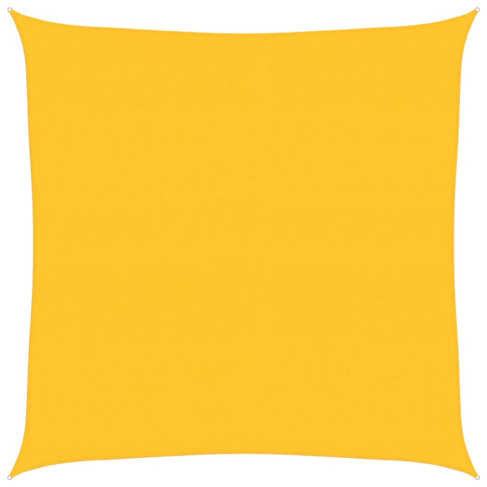 Vidaxl (Yellow, 6 X 6 M) Sunshade Sail 160 G/M² Hdpe Patio Sunscreen Outdoor Canopy Party Tent
