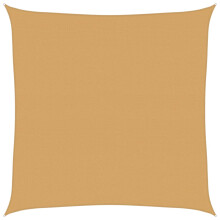 (sand, 5 x 5 m) vidaXL Sunshade Sail 160 g/m² HDPE Patio Sunscreen Outdoor Canopy Party Tent