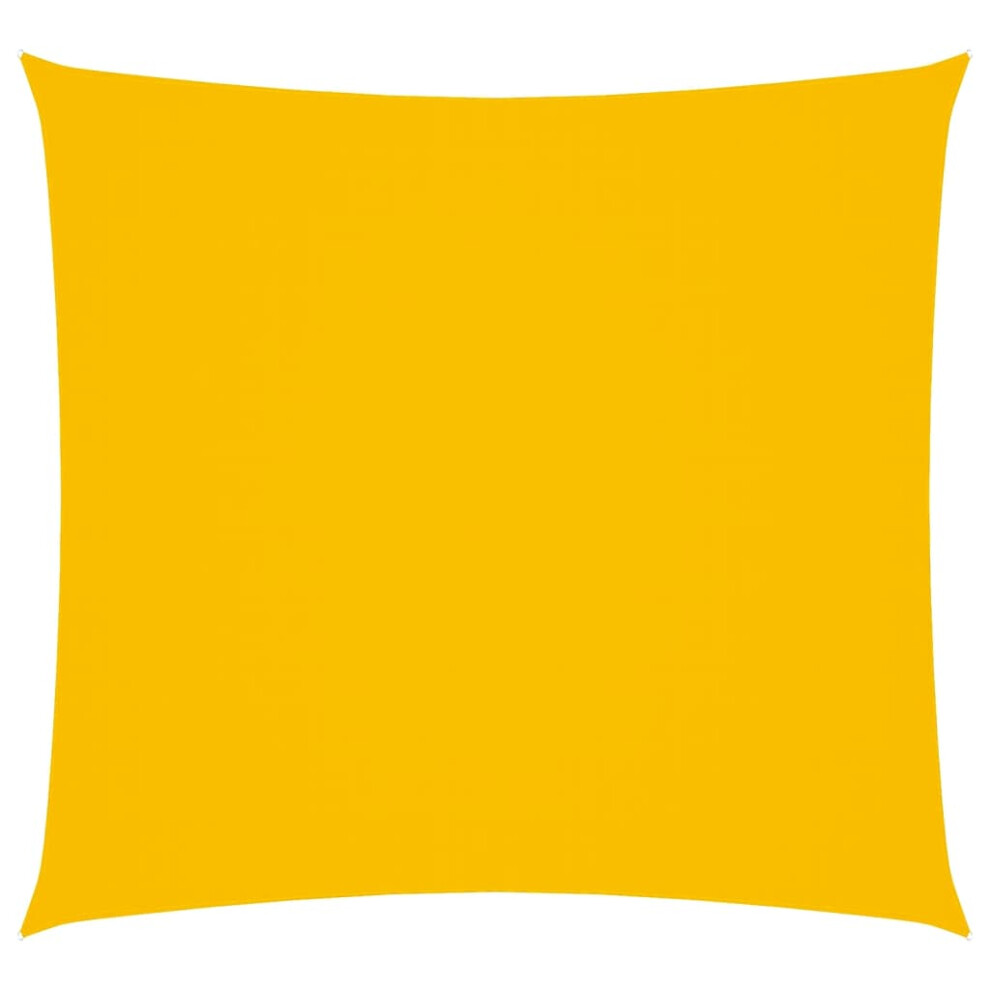 Vidaxl (Yellow, 4.5 X 4.5 M) Sunshade Sail Oxford Fabric Square Patio Sun Shade Sunscreen Canopy