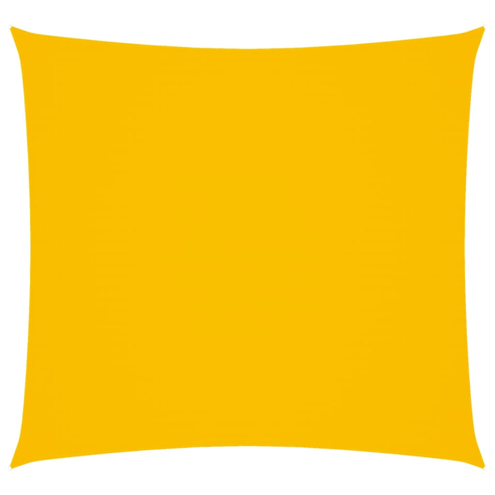 Vidaxl (Yellow, 6 X 6 M) Sunshade Sail Oxford Fabric Square Patio Sun Shade Sunscreen Canopy