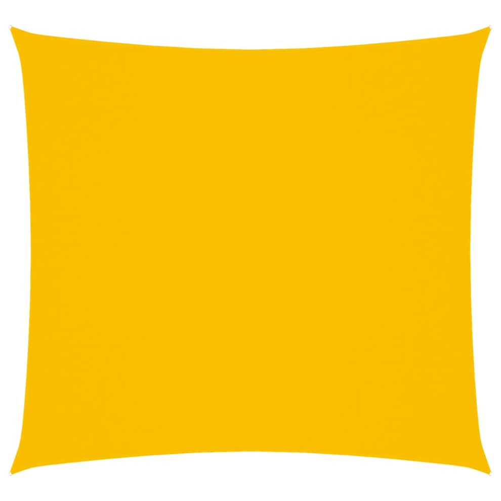 Vidaxl (Yellow, 7 X 7 M) Sunshade Sail Oxford Fabric Square Patio Sun Shade Sunscreen Canopy