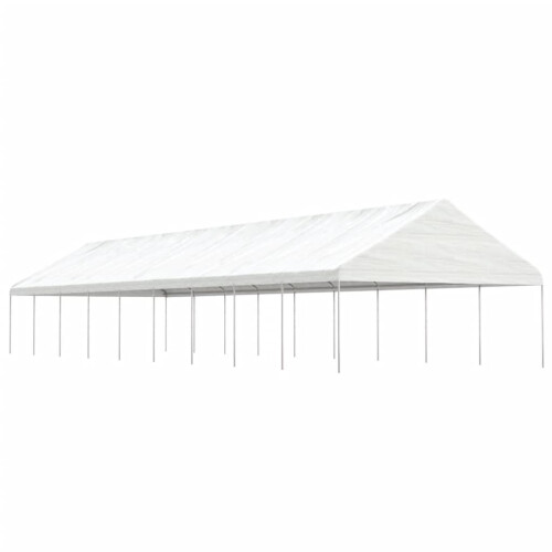 VidaXL vidaXL Pavillon mit Dach Weiß 20,07x5,88x3,75 m Polyethylen