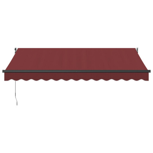 VidaXL vidaXL Markise Manuell Weinrot 350x250 cm 2