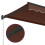 VidaXL vidaXL Markise Manuell Braun 350x250 cm 7