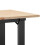 VidaXL (90 x 40 x 45 cm) vidaXL Dining Table Kitchen Table Dinner Table Solid Wood Pine and Cast Iron 7
