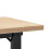 VidaXL (100 x 50 x 45.5 cm) vidaXL Dining Table Kitchen Table Dinner Table Solid Wood Pine and Cast Iron 7
