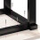 VidaXL (80 x 50 x 40.5 cm) vidaXL Dining Table Kitchen Table Dinner Table Solid Wood Pine and Cast Iron 8