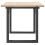 VidaXL (90 x 40 x 45 cm) vidaXL Dining Table Kitchen Table Dinner Table Solid Wood Pine and Cast Iron 5