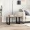 VidaXL (80 x 50 x 40.5 cm) vidaXL Dining Table Kitchen Table Dinner Table Solid Wood Pine and Cast Iron 3