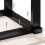 VidaXL (90 x 40 x 45.5 cm) vidaXL Dining Table Kitchen Table Dinner Table Solid Wood Pine and Cast Iron 8