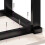 VidaXL (80 x 50 x 40 cm) vidaXL Dining Table Kitchen Table Dinner Table Solid Wood Pine and Cast Iron 8