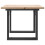 VidaXL (80 x 50 x 40 cm) vidaXL Dining Table Kitchen Table Dinner Table Solid Wood Pine and Cast Iron 5
