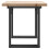 VidaXL (100 x 50 x 45.5 cm) vidaXL Dining Table Kitchen Table Dinner Table Solid Wood Pine and Cast Iron 5