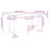 VidaXL (90 x 40 x 45.5 cm) vidaXL Dining Table Kitchen Table Dinner Table Solid Wood Pine and Cast Iron 10