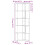 VidaXL (oak) vidaXL Corner Bookcase 5-Tier Corner Bookshelf Corner Rack Engineered Wood 9