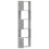 VidaXL (concrete grey) vidaXL Corner Bookcase 5-Tier Corner Bookshelf Corner Rack Engineered Wood 5