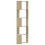 VidaXL (sonoma oak) vidaXL Corner Bookcase 5-Tier Corner Bookshelf Corner Rack Engineered Wood 5