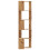 VidaXL (oak) vidaXL Corner Bookcase 5-Tier Corner Bookshelf Corner Rack Engineered Wood 5