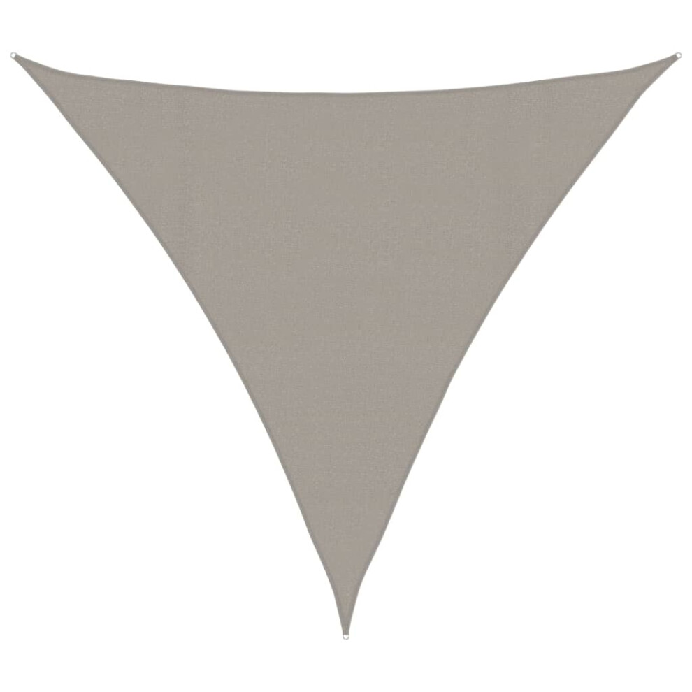 Vidaxl (Light Grey, 4 X 4 X 4 M) Sunshade Sail Canopy Screen Balcony Awning Canopy Hdpe Rectangular