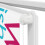 VidaXL vidaXL Duschrollo 60x240 cm Stoffbreite 56 cm 9