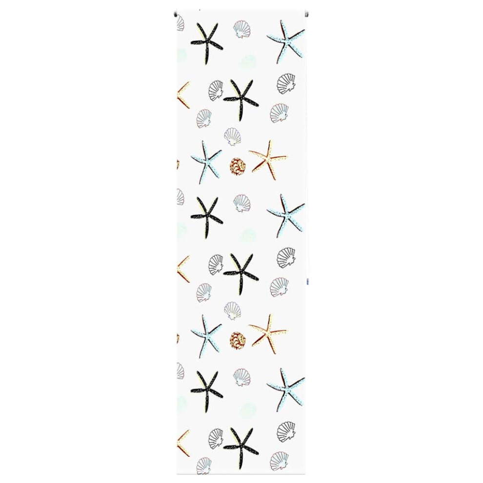(Shell Fish, 60 X 240 Cm) Vidaxl Shower Roller Blind 70X240 Cm Fabric Width 66 Cm Shower Blind 8721158351999