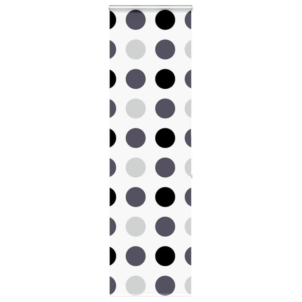 Vidaxl (Circles, 70 X 240 Cm) Shower Roller Blind 70X240 Cm Fabric Width 66 Cm Shower Blind