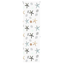 (shell fish, 70 x 240 cm) vidaXL Shower Roller Blind 70x240 cm Fabric Width 66 cm shower blind
